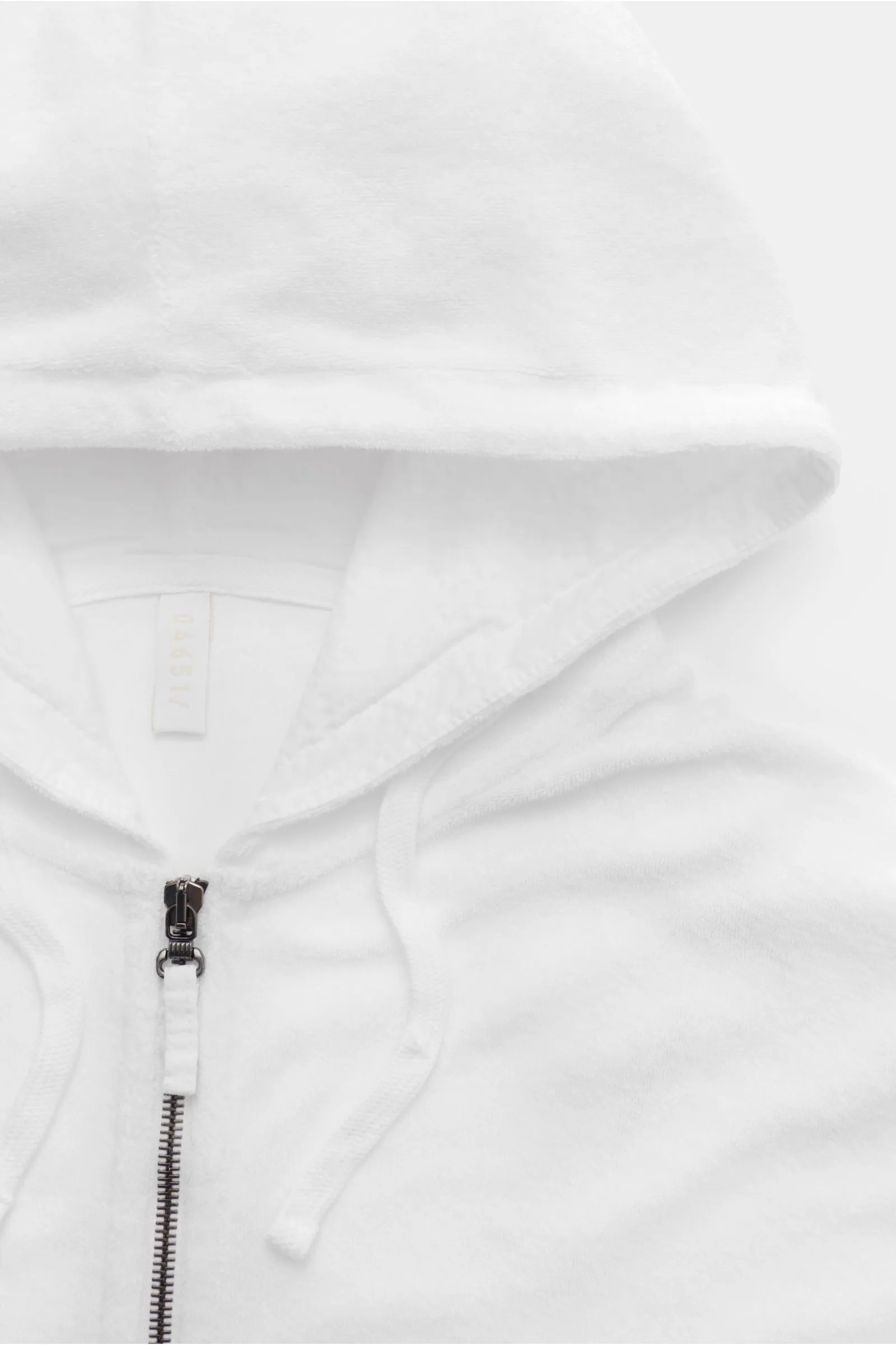 04651/ A TRIP IN A BAG Sweat jacket 'Terry Zip' white