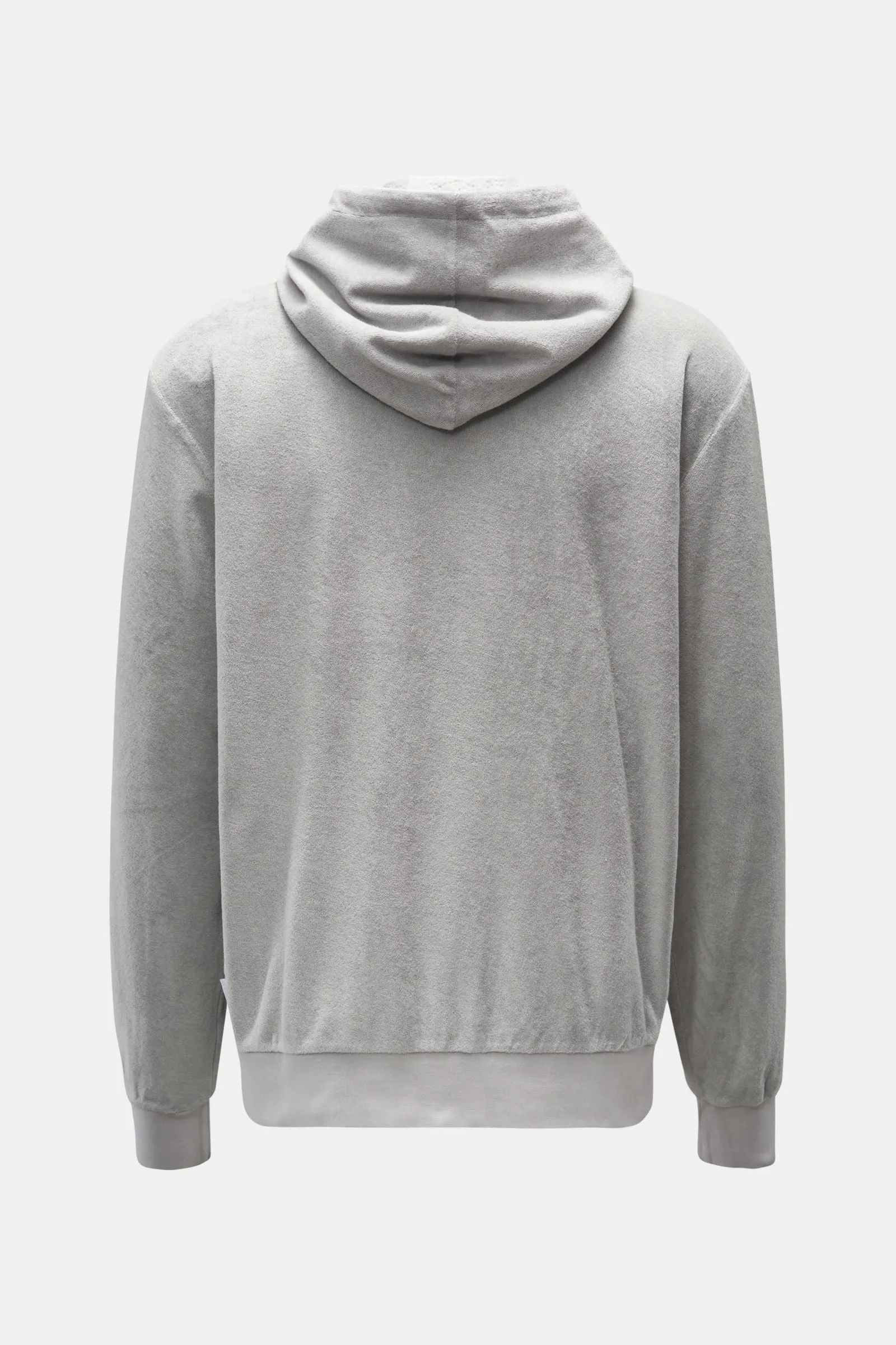 04651/ A TRIP IN A BAG terry sweat jacket 'Terry Zip' light grey