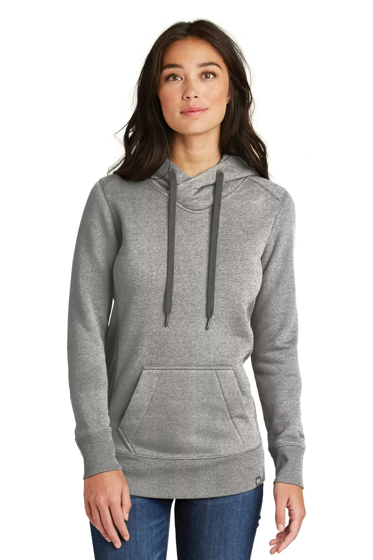 1001 LNEA500 New Era  Ladies French Terry Pullover Hoodie SKU: LNEA500