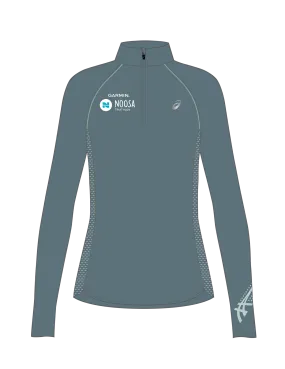 2023 Noosa Triathlon Women's ASICS Half Zip - Foggy Teal