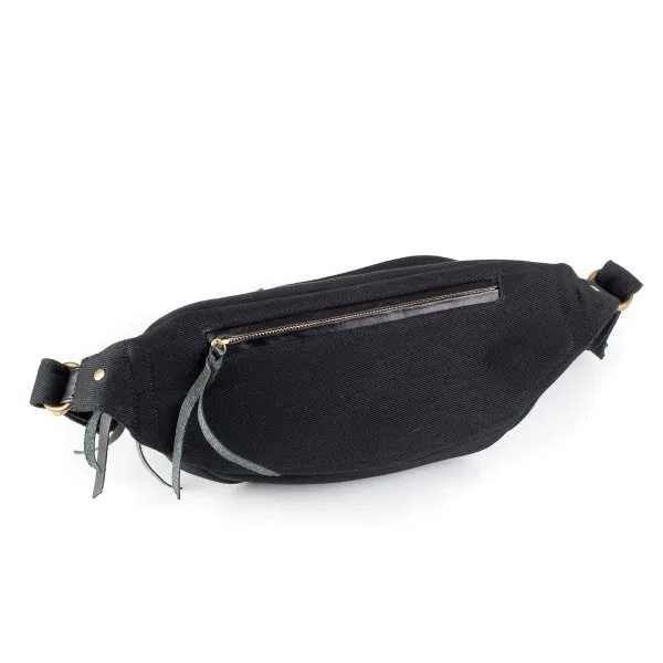 21oz Denim Waist Bag - Superblack