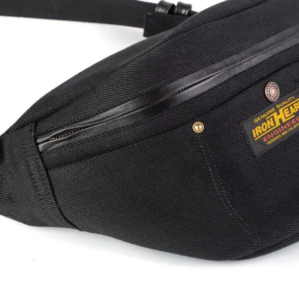 21oz Denim Waist Bag - Superblack