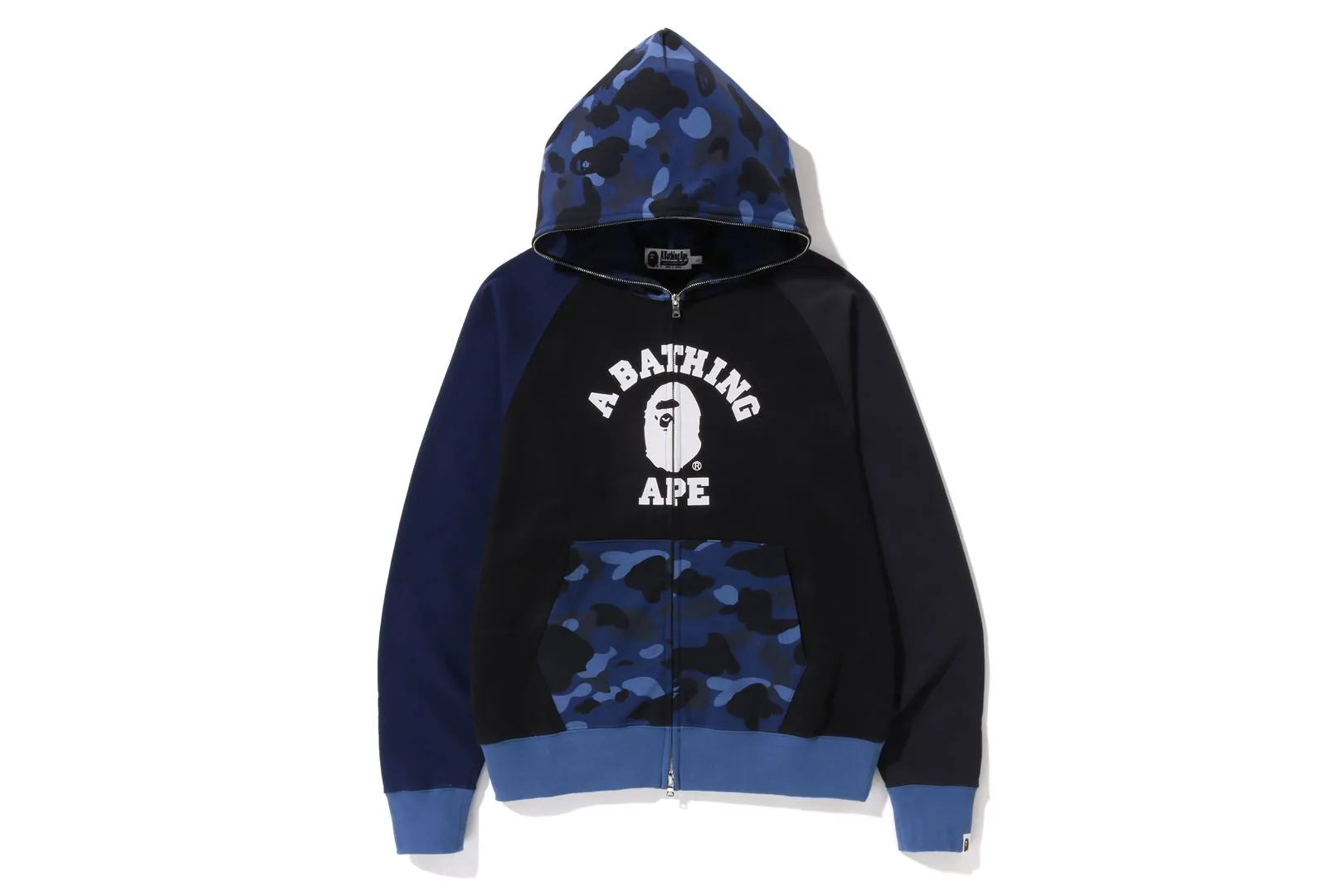 A Bathing Ape COLOR CAMO RELAXED FIT FULL ZIP HOODIE