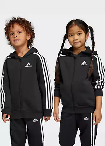 adidas Performance Kids Zip Through Hooded Sweat Jacket