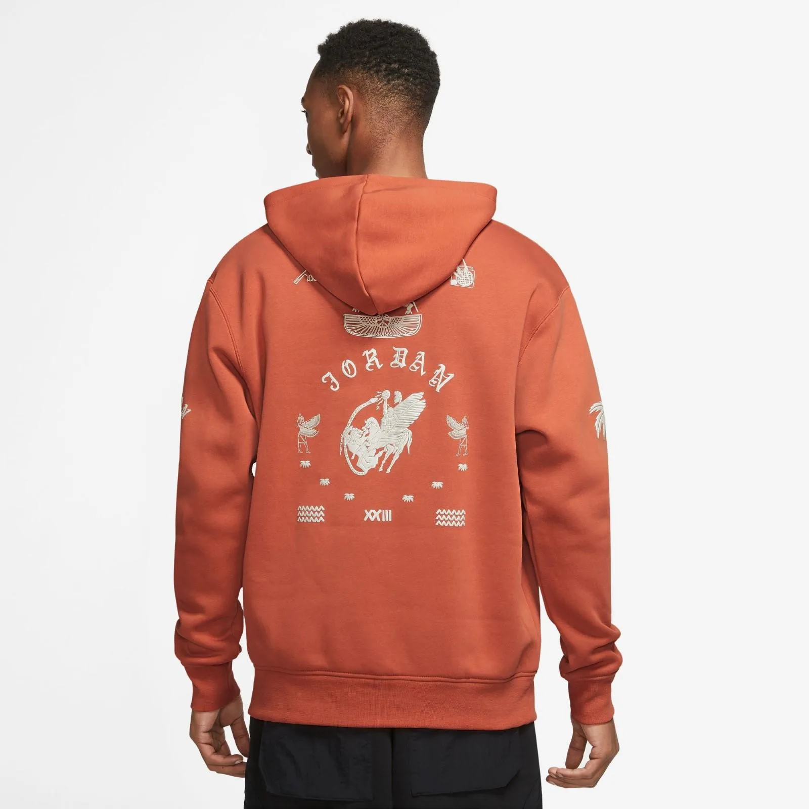 Air Jordan Artist Series by Umar Rashid Fleece Pullover Hoodie ''Light Sienna''