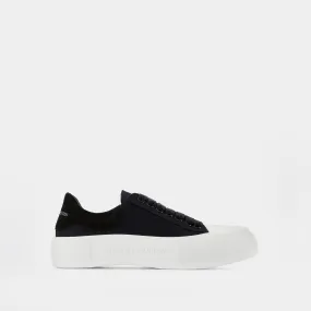 Alexander McQueen  Deck Plimsoll Sneakers - Alexander Mcqueen -  Black/White - Canva