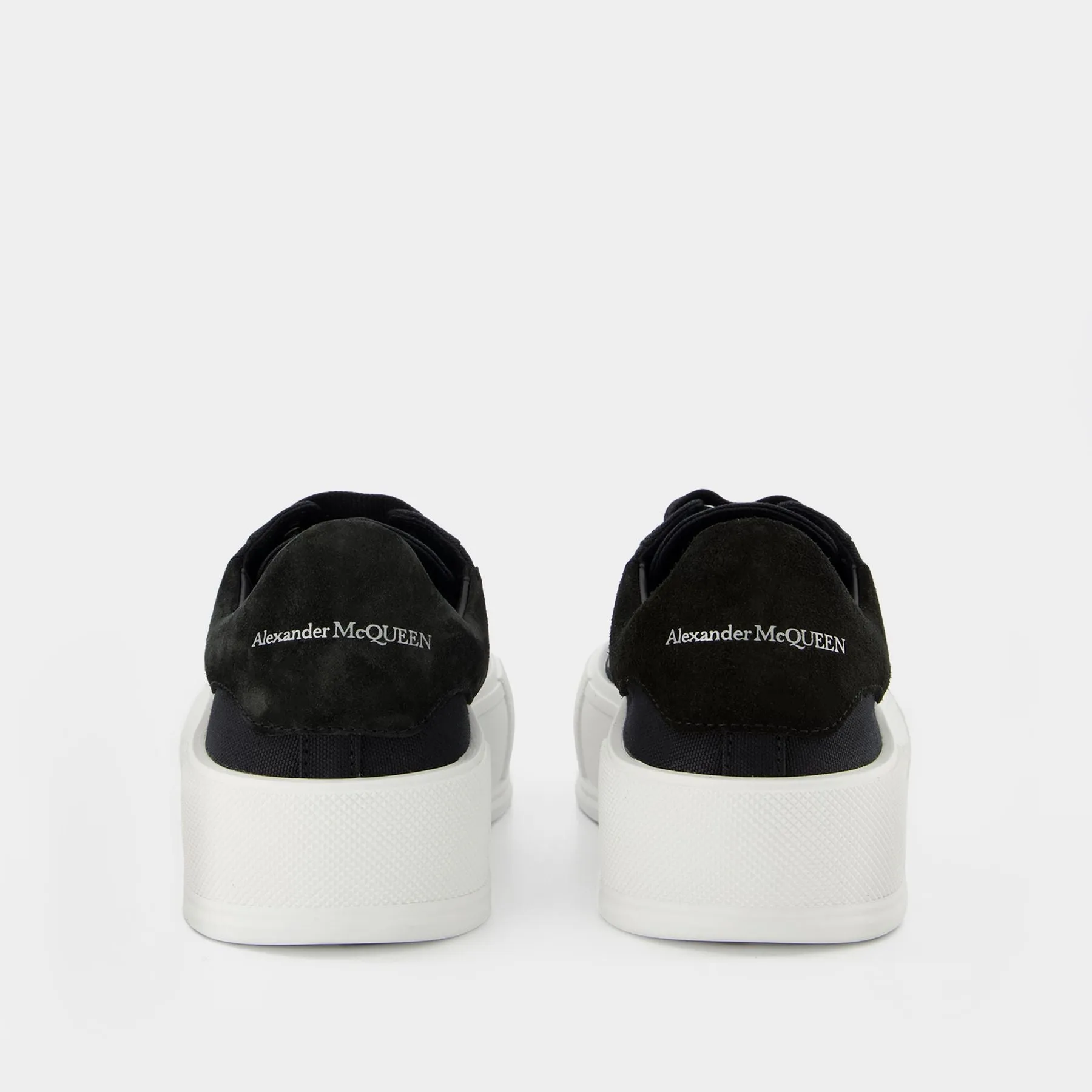 Alexander McQueen  Deck Plimsoll Sneakers - Alexander Mcqueen -  Black/White - Canva