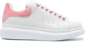 Alexander McQueen Oversized leather sneakers White