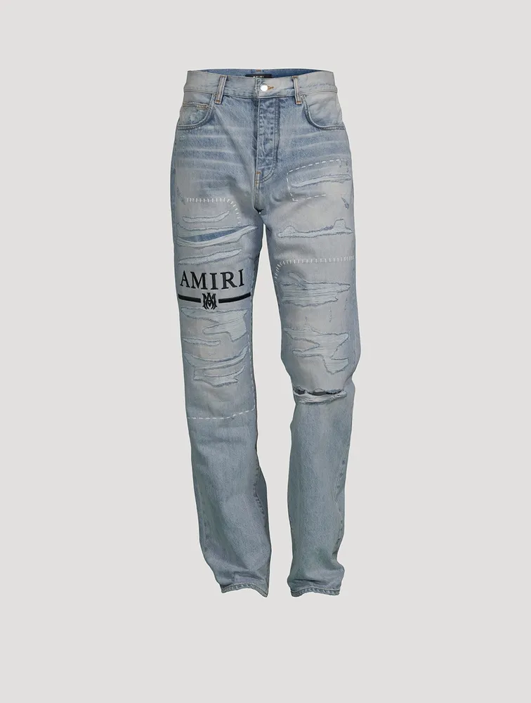 AMIRI Straight-Leg Jeans With M.A. Bar Logo