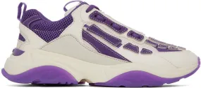 AMIRI White & Purple Bone Runner Sneakers