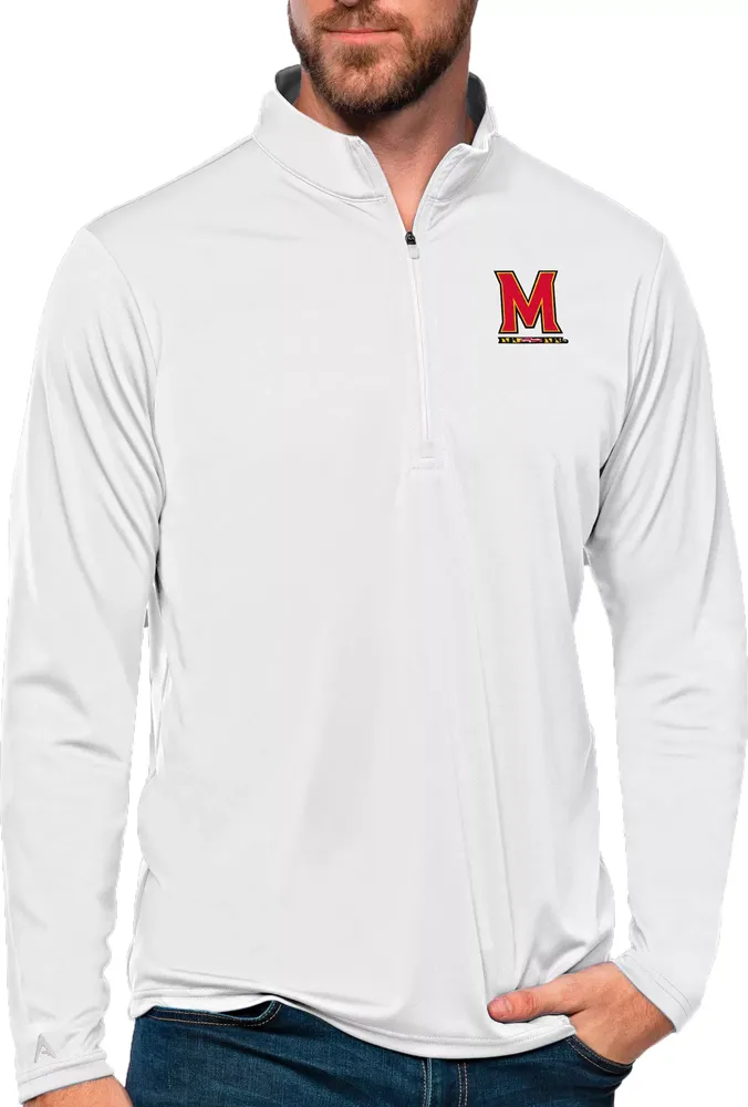 Antigua Men's Maryland Terrapins Tribute 1/4 Zip Jacket