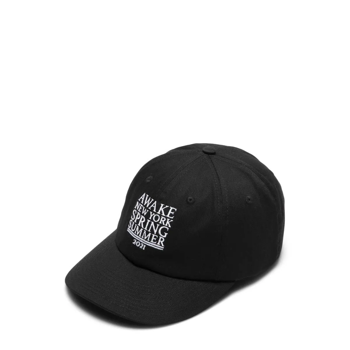 AWAKE NY SS21 6 PANEL HAT Black