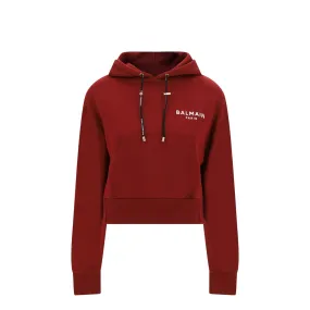 Balmain    Balmain Cotton Hooded Sweatshirt