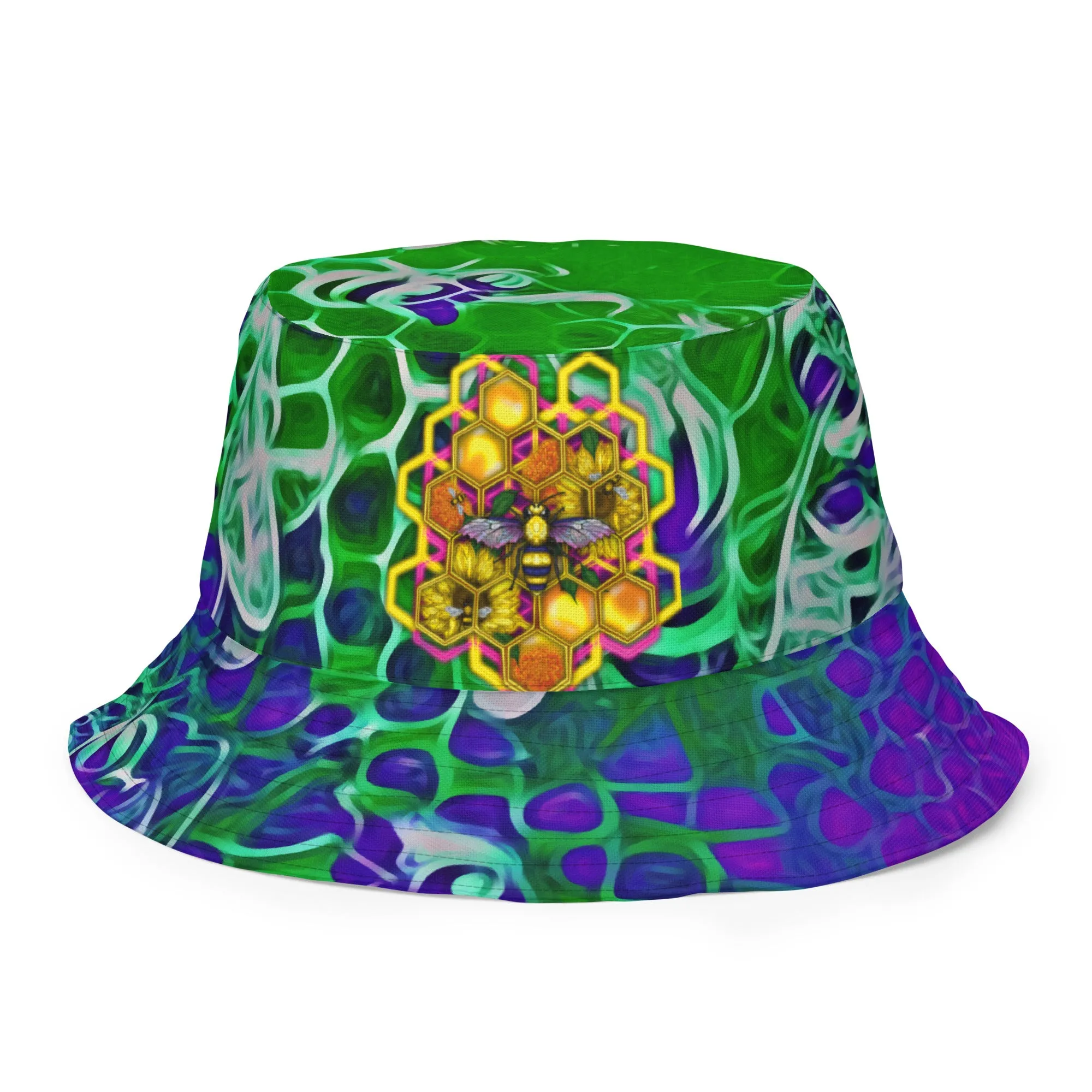 BEEHIVE (Electric Forest Exclusive Reversible Bucket Hat)