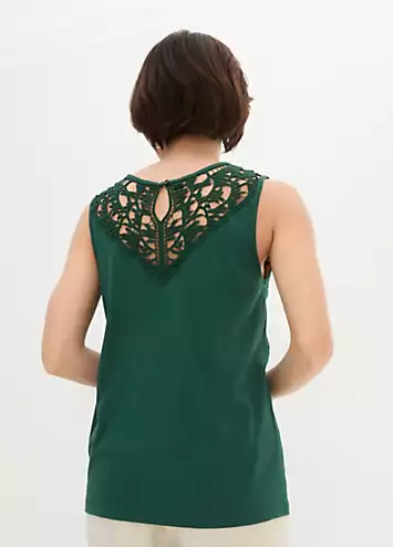 bonprix Crochet Lace Vest Top | Grattan