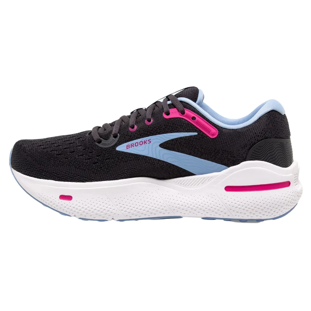 Brooks Ghost Max Ebony/Open Air/Lilac Rose Running Shoe (Women's)