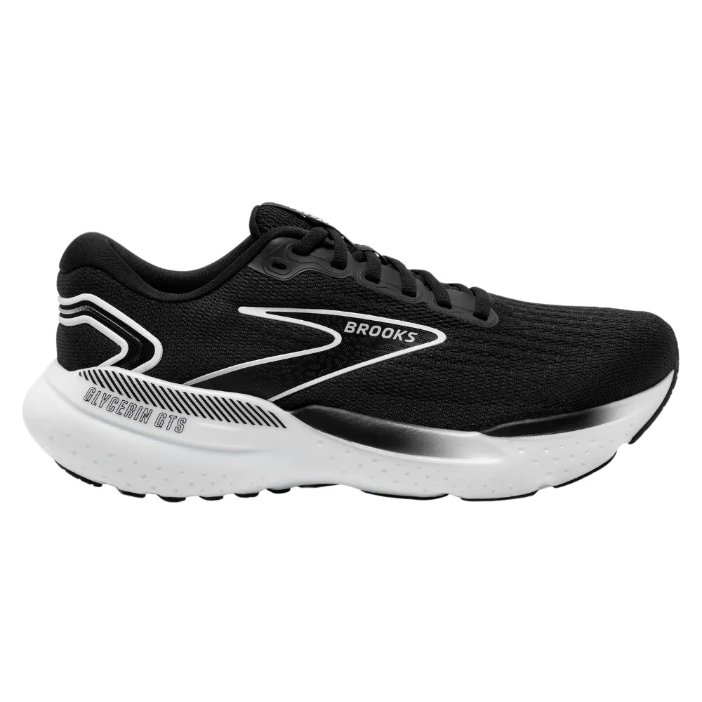 Brooks Glycerin GTS 21 Black/Grey/White Running Shoe (Men's)