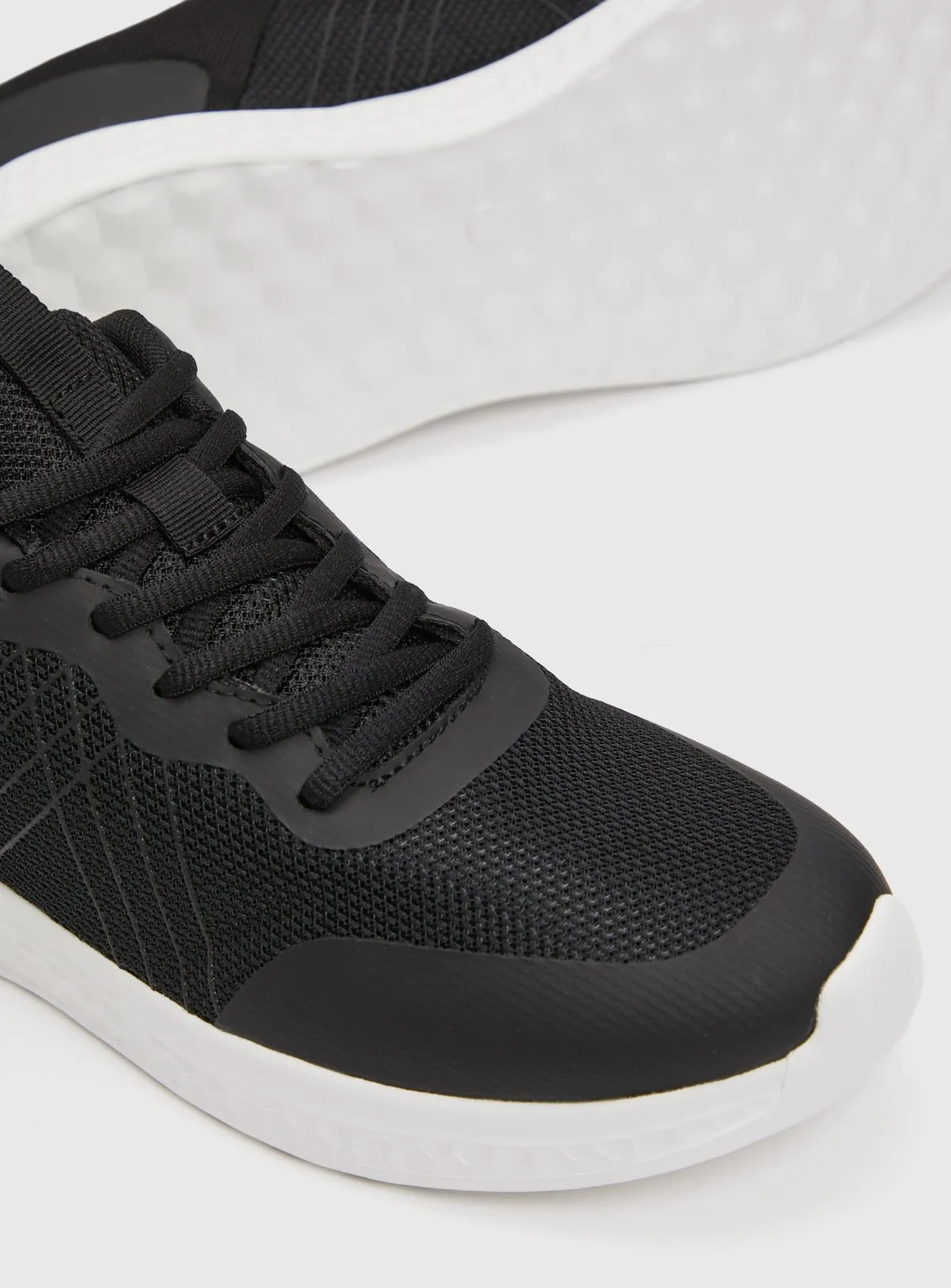 Buy Active Black Lace Up Trainer 8 | Trainers | Tu