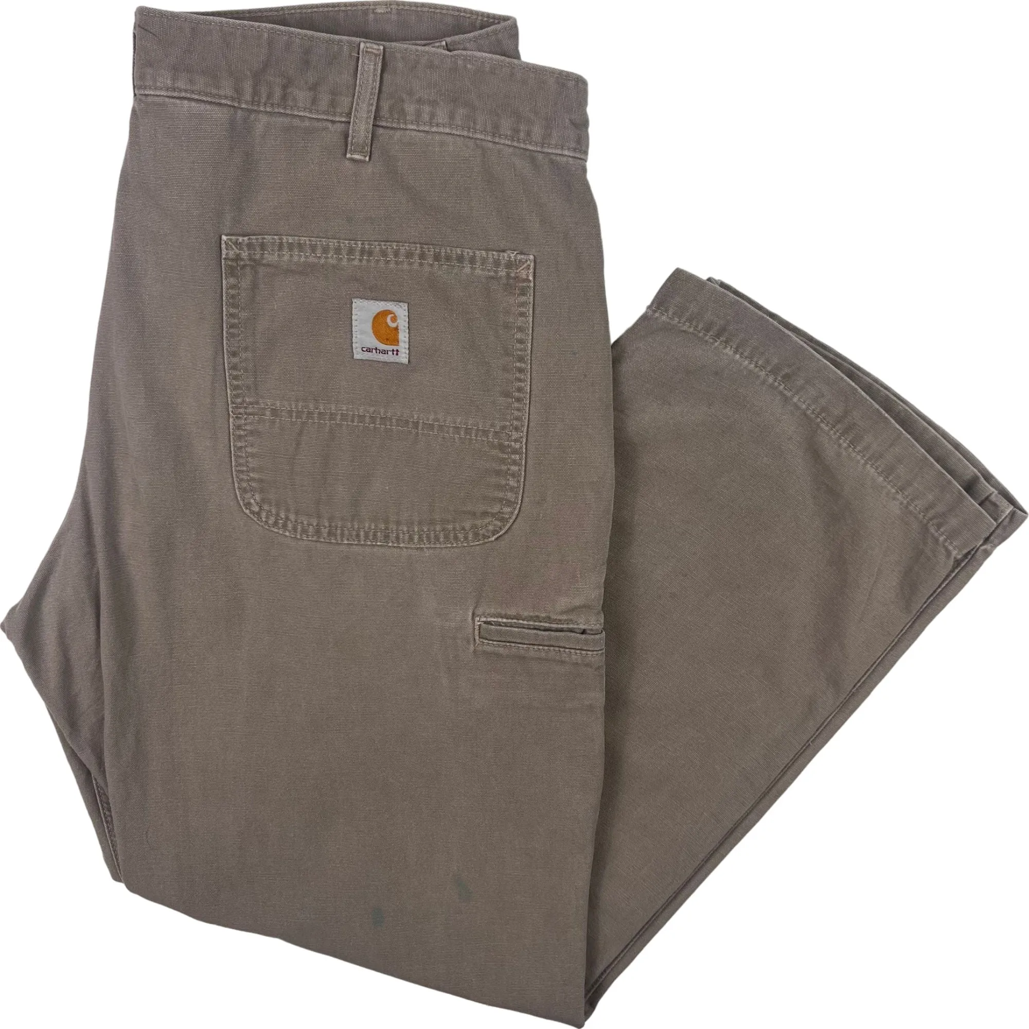 Carhartt Carpenter Workwear Relaxed Fit Trousers Beige B299 MUS