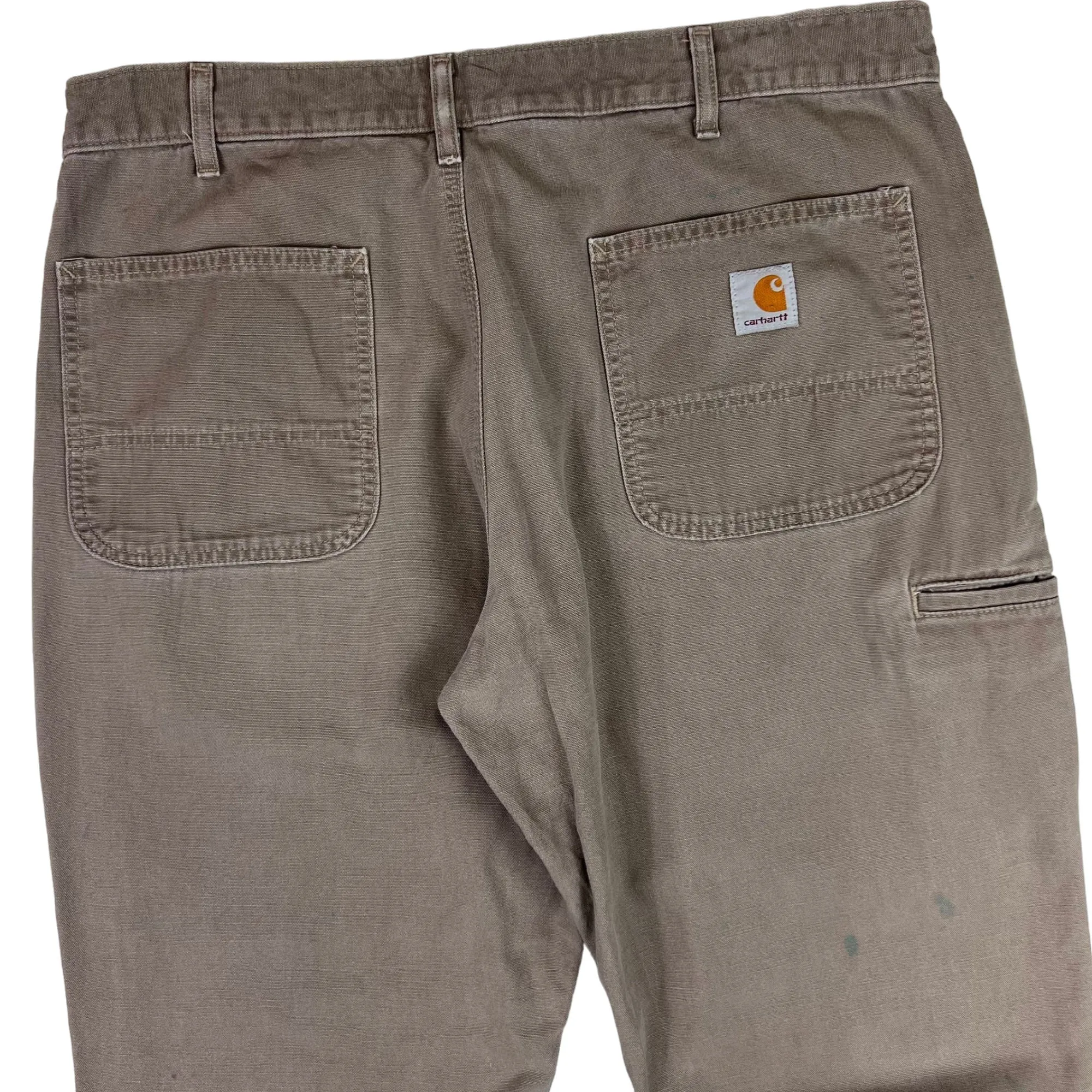 Carhartt Carpenter Workwear Relaxed Fit Trousers Beige B299 MUS