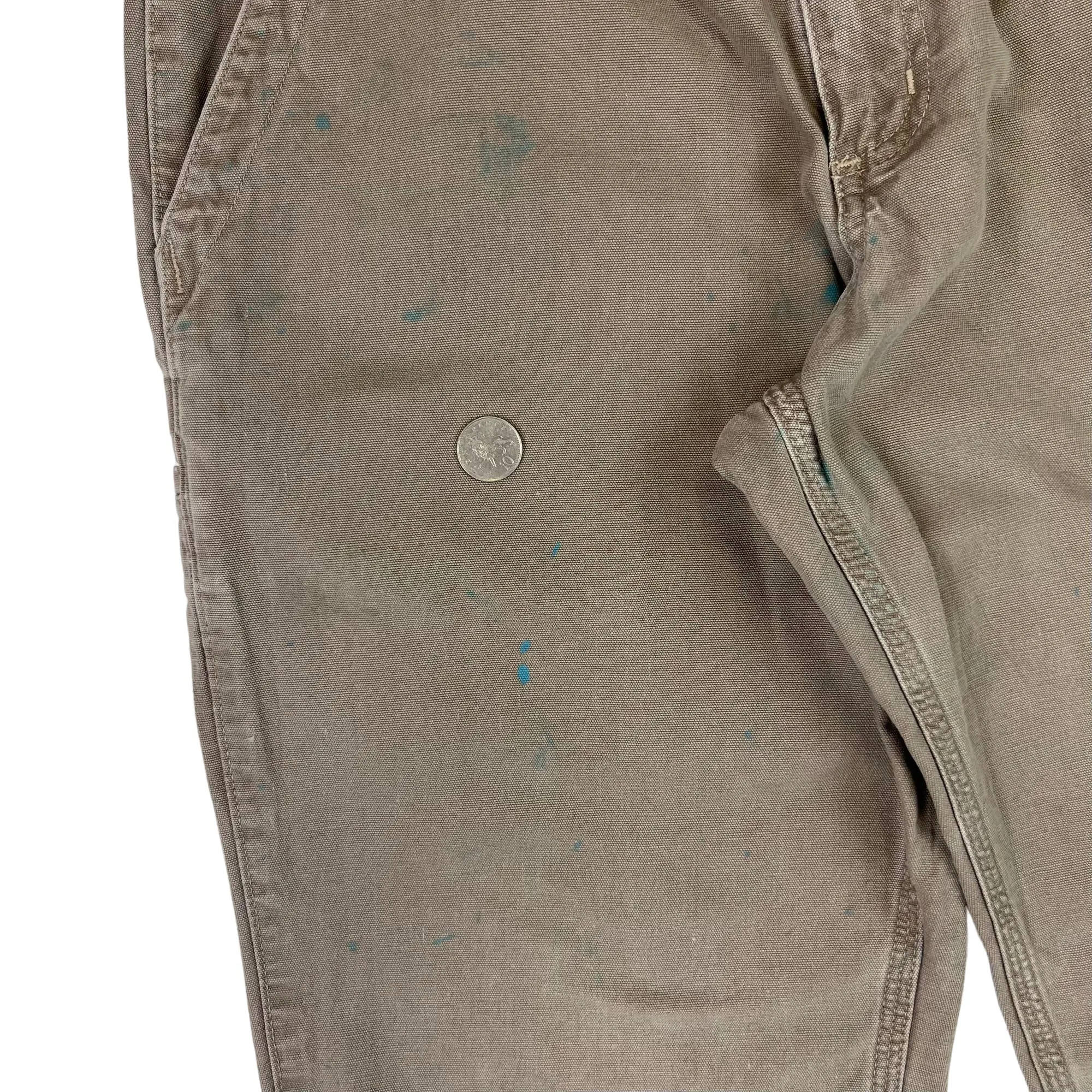 Carhartt Carpenter Workwear Relaxed Fit Trousers Beige B299 MUS