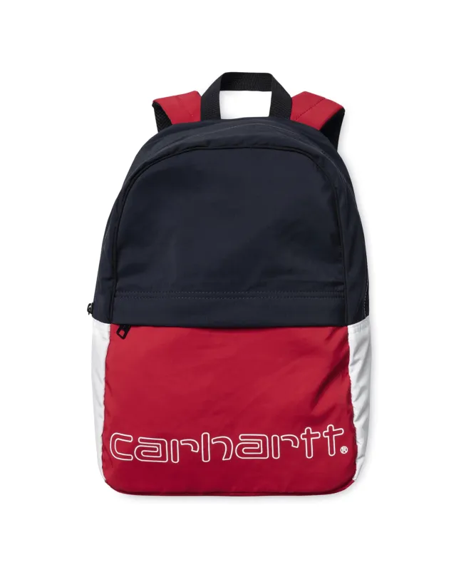 Carhartt Terrace Backpack | Cardinal/Dark Navy/White - 1026188