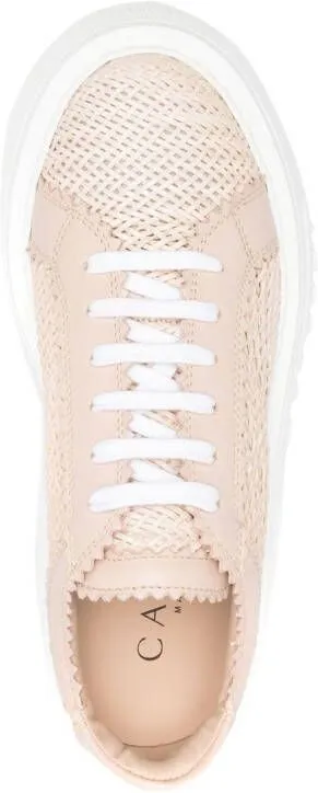 Casadei interwoven-detail chunky sneakers Pink