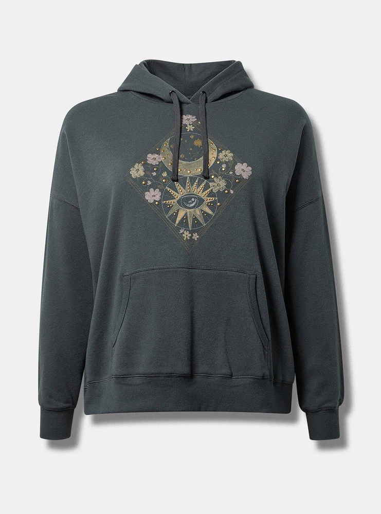 Celestial Relaxed Fit Cozy Fleece Hoodie