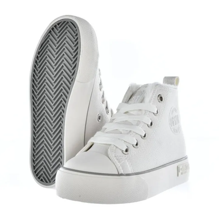 Children's high-insulated white sneakers Big Star KK374227