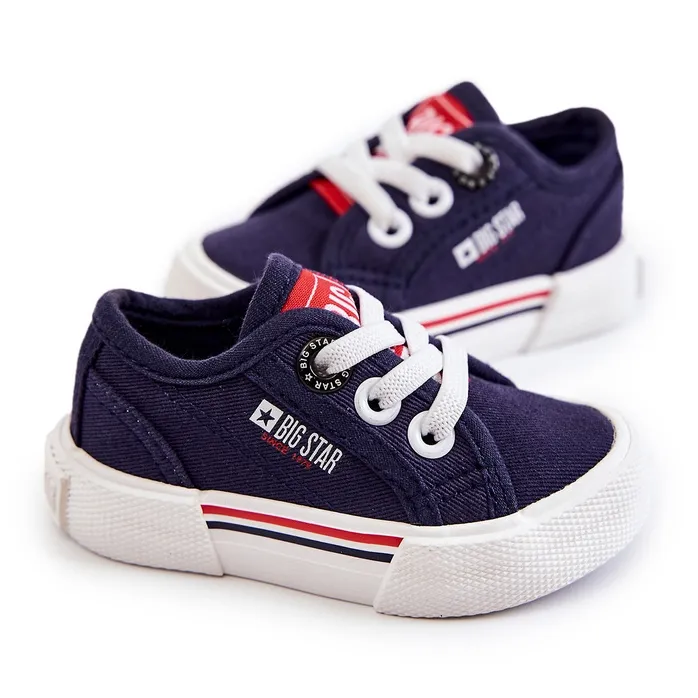 Children's Low Sneakers Big Star JJ374163 Navy Blue