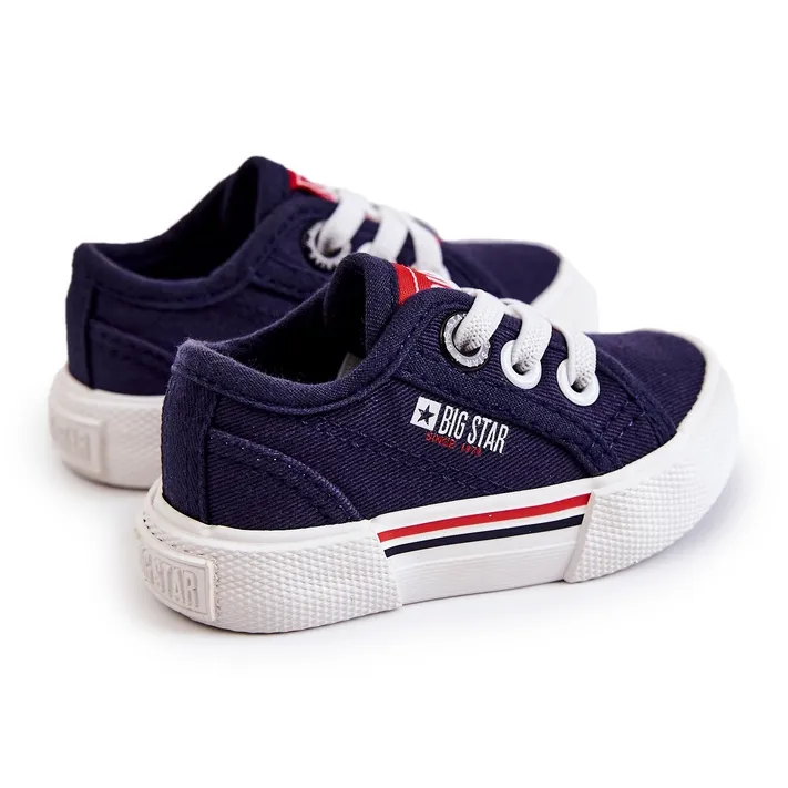 Children's Low Sneakers Big Star JJ374163 Navy Blue