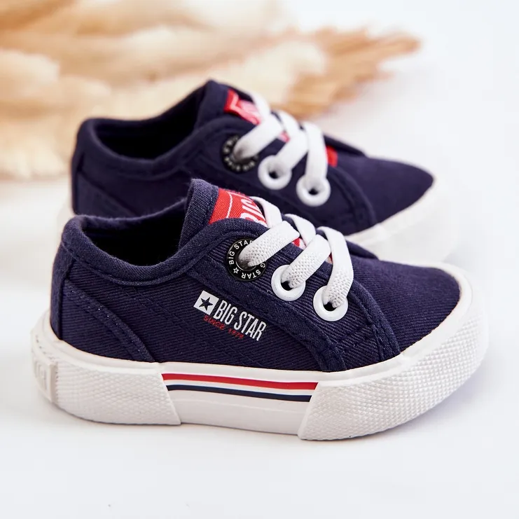 Children's Low Sneakers Big Star JJ374163 Navy Blue