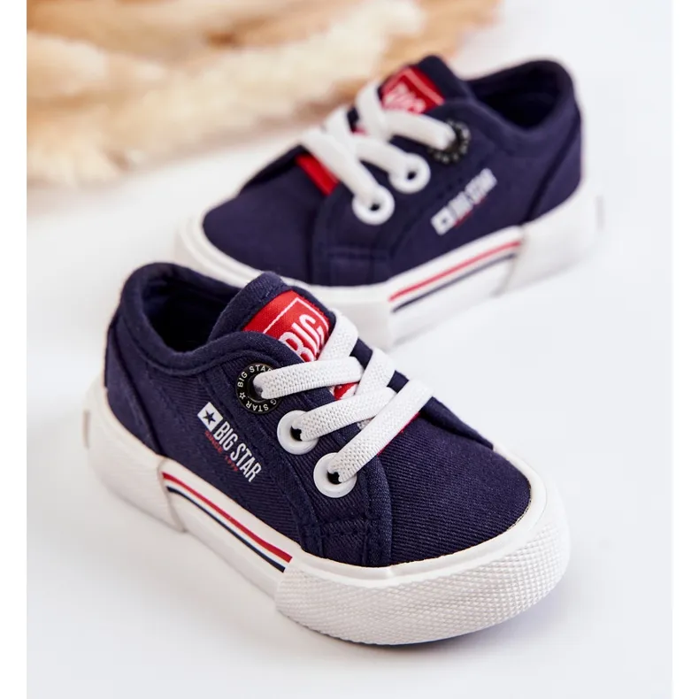 Children's Low Sneakers Big Star JJ374163 Navy Blue