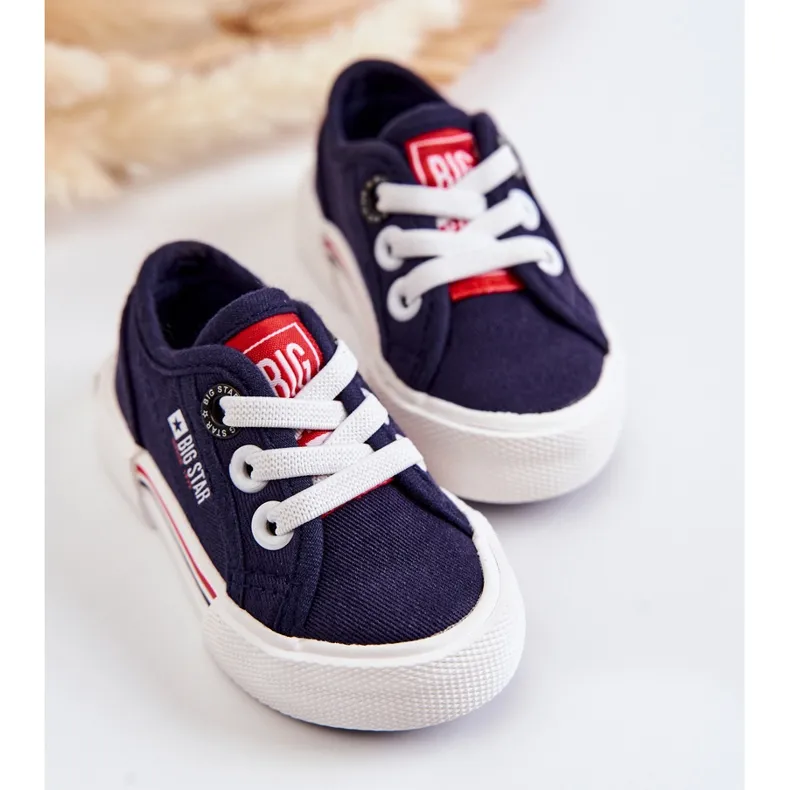 Children's Low Sneakers Big Star JJ374163 Navy Blue