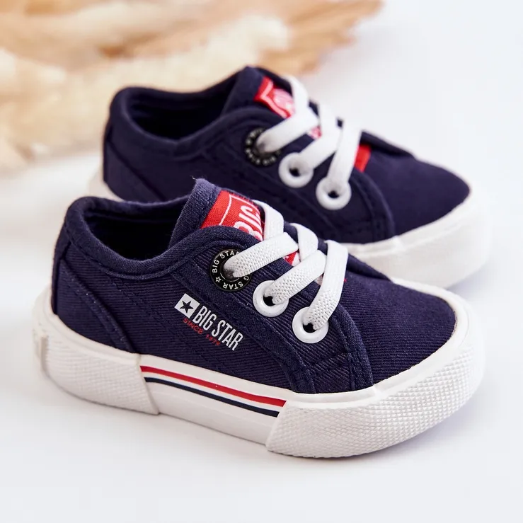 Children's Low Sneakers Big Star JJ374163 Navy Blue