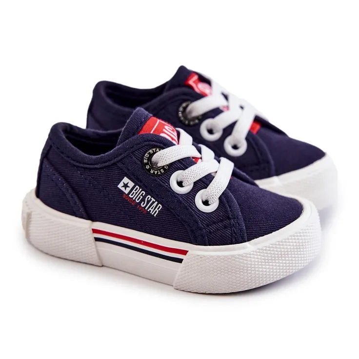 Children's Low Sneakers Big Star JJ374163 Navy Blue