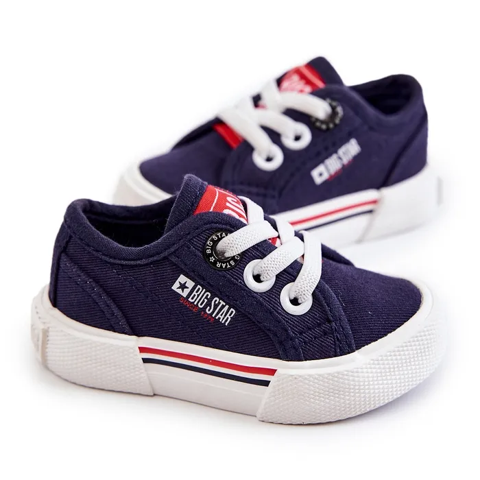 Children's Low Sneakers Big Star JJ374163 Navy Blue