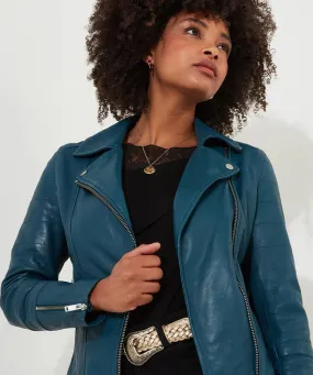 Classic Leather Biker Jacket