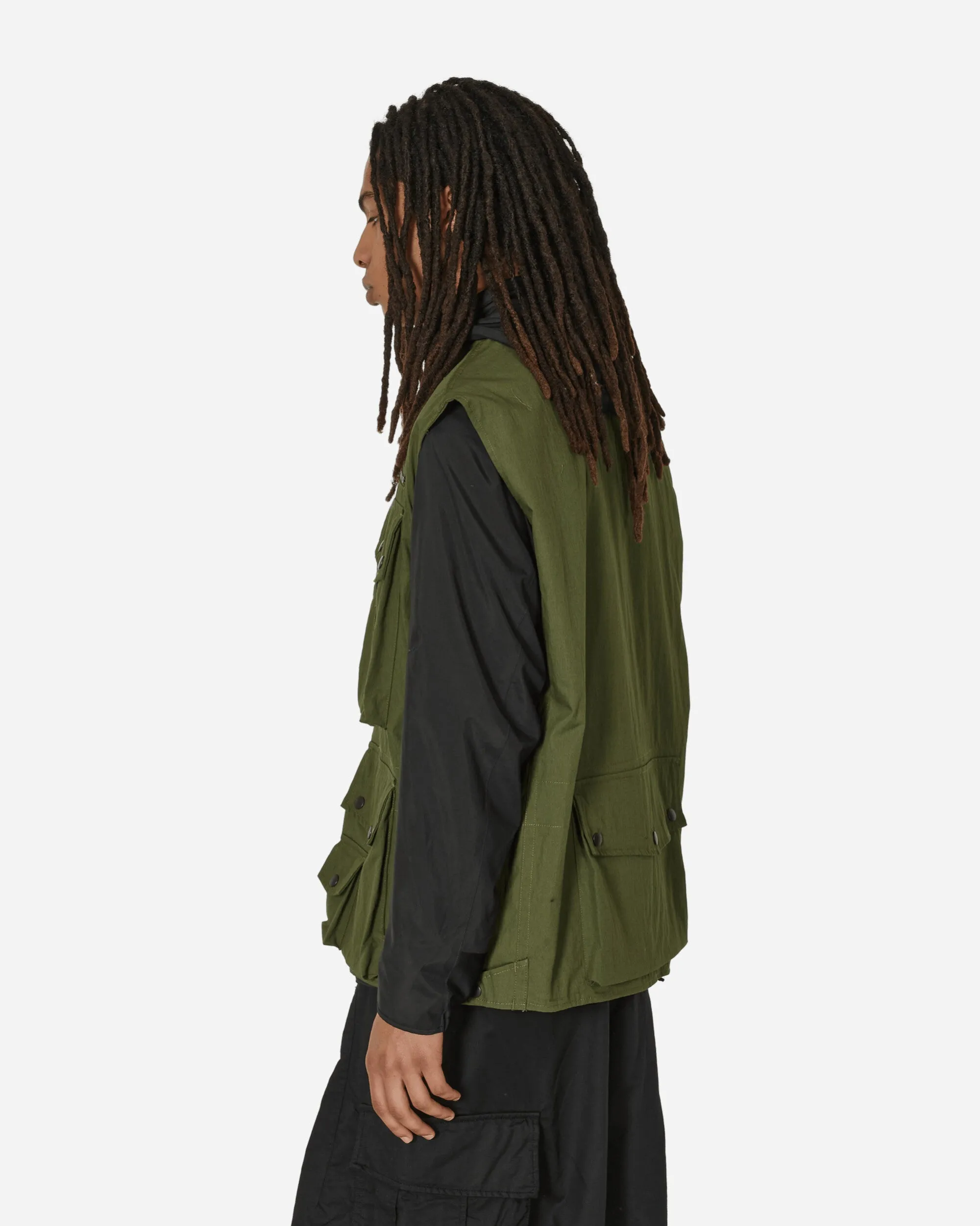 C/N Oxford Cloth Field Vest Olive