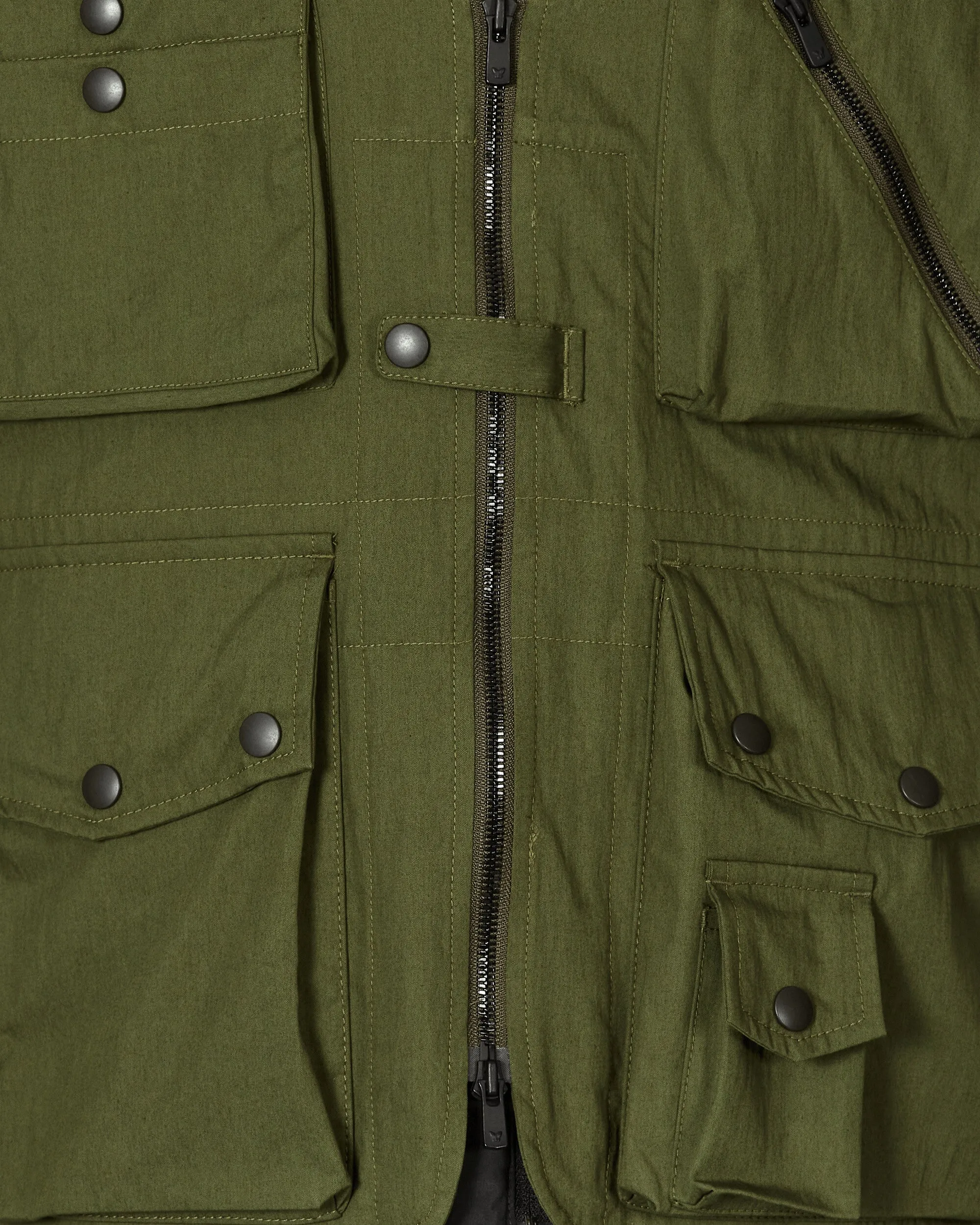 C/N Oxford Cloth Field Vest Olive