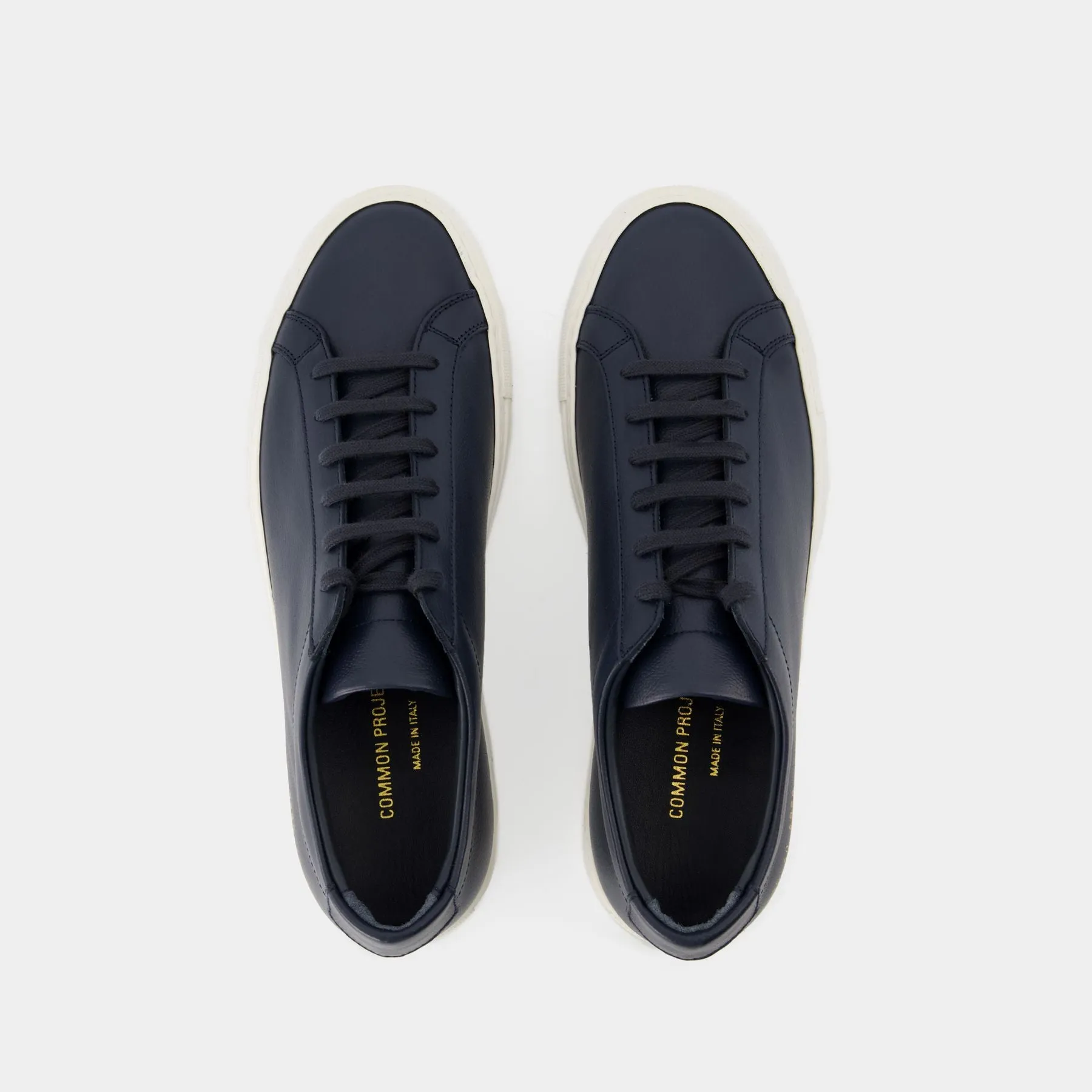 COMMON PROJECTS  Original Achilles Contrast Sneakers - Common Projects - Leather - Blue