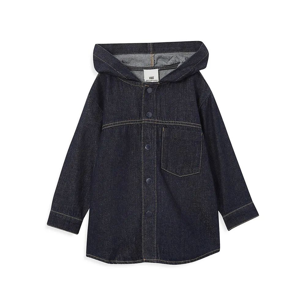 Cotton On Boy's Oversized Fit Hooded Shacket