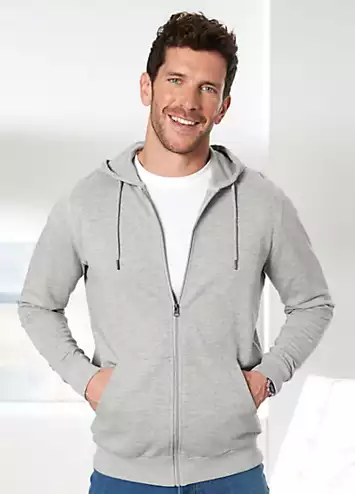 Cotton Traders Cotton Hooded Zip Through Sweatshirt | Grattan