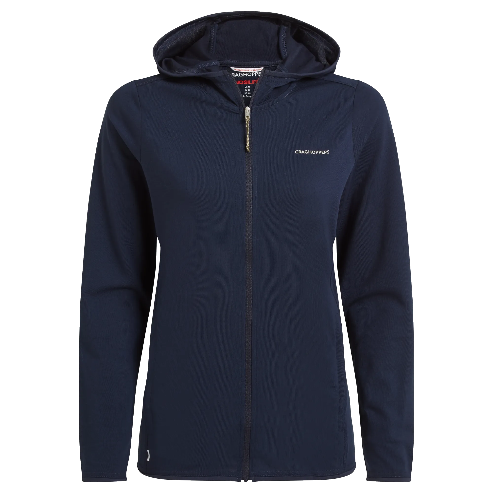 Craghoppers Women's Nosilife Afia Hooded Jacket Blue Navy | Buy Craghoppers Women's Nosilife Afia Hooded Jacket Blue N