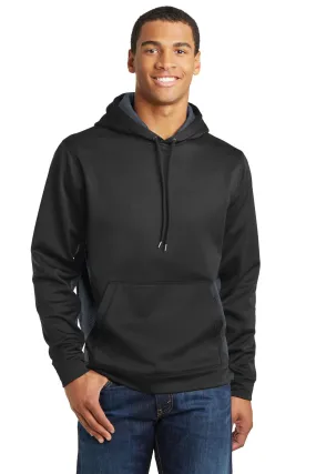 Custom Embroidered - Sport-Tek Sport-Wick CamoHex Fleece Colorblock Hooded Pullover. ST239