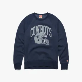 Dallas Cowboys Helmet Crewneck