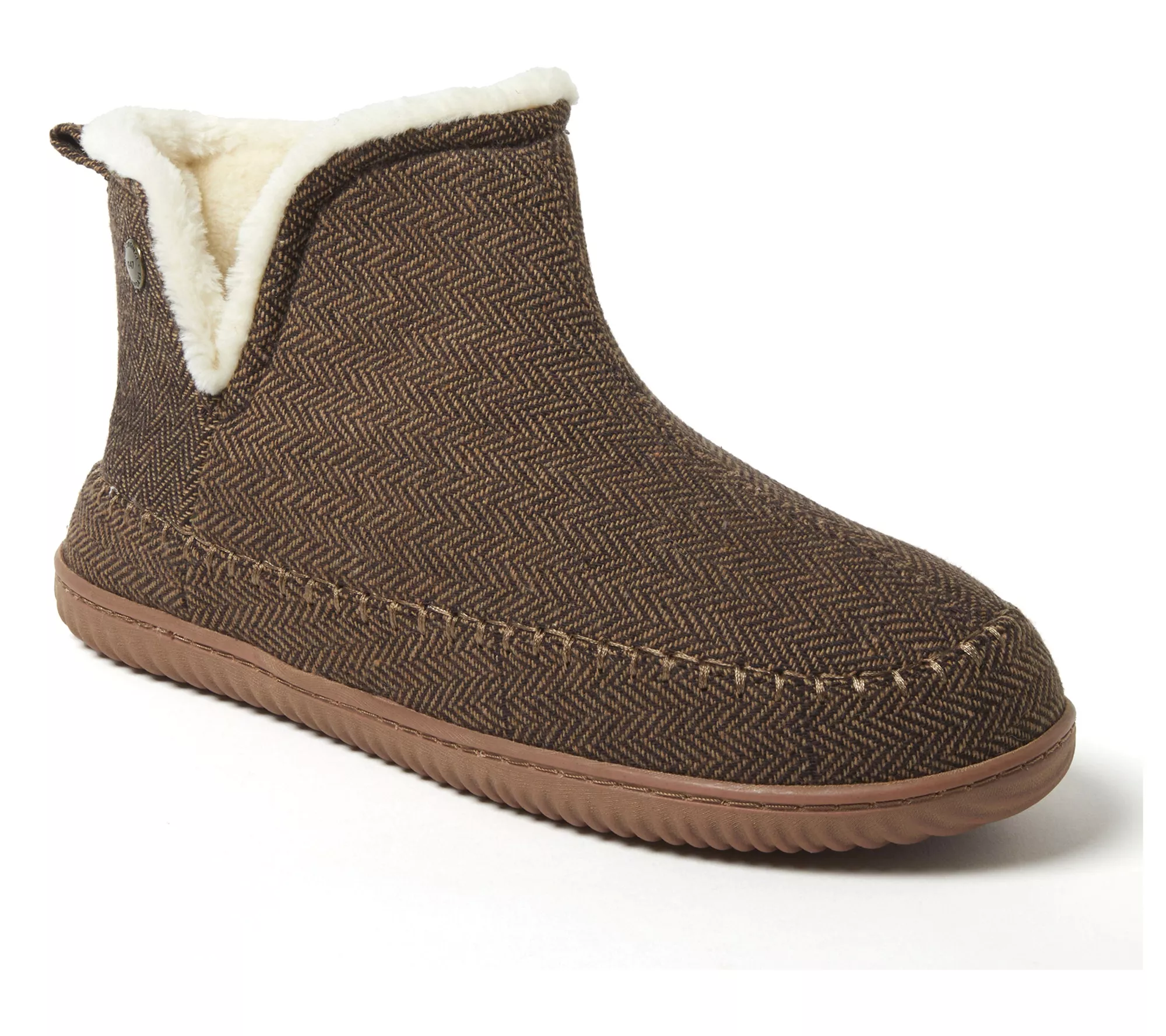 Dearfoams Men's Indoor/Outdoor Washable Boot Slipper - Brixen