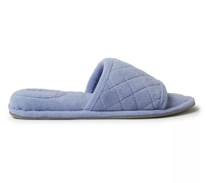 Dearfoams Women's Memory Foam Terry Slide Slipper - Beatrice