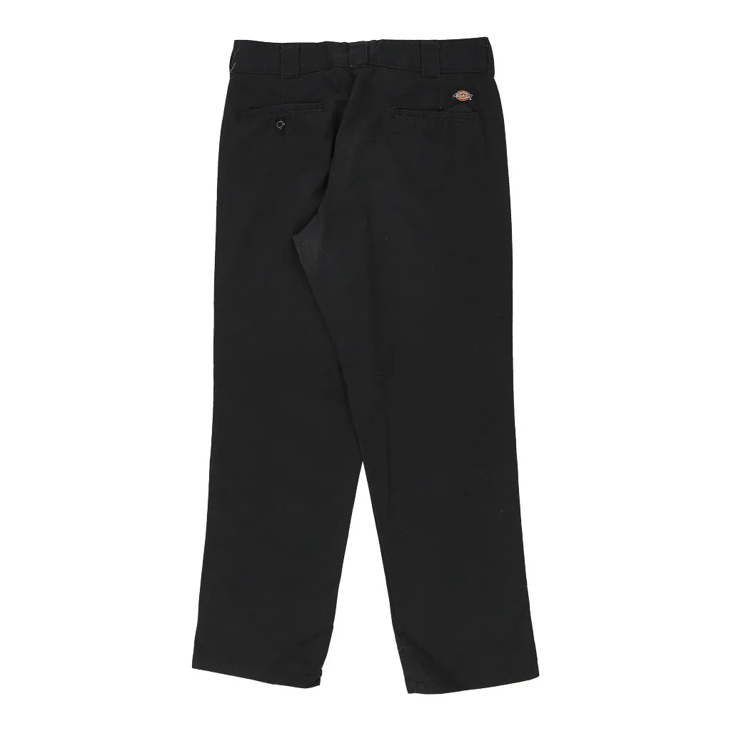 Dickies Trousers - 34W 29L Black Cotton Blend