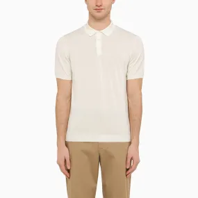 Drumohr    Drumohr White Short Sleeved Polo